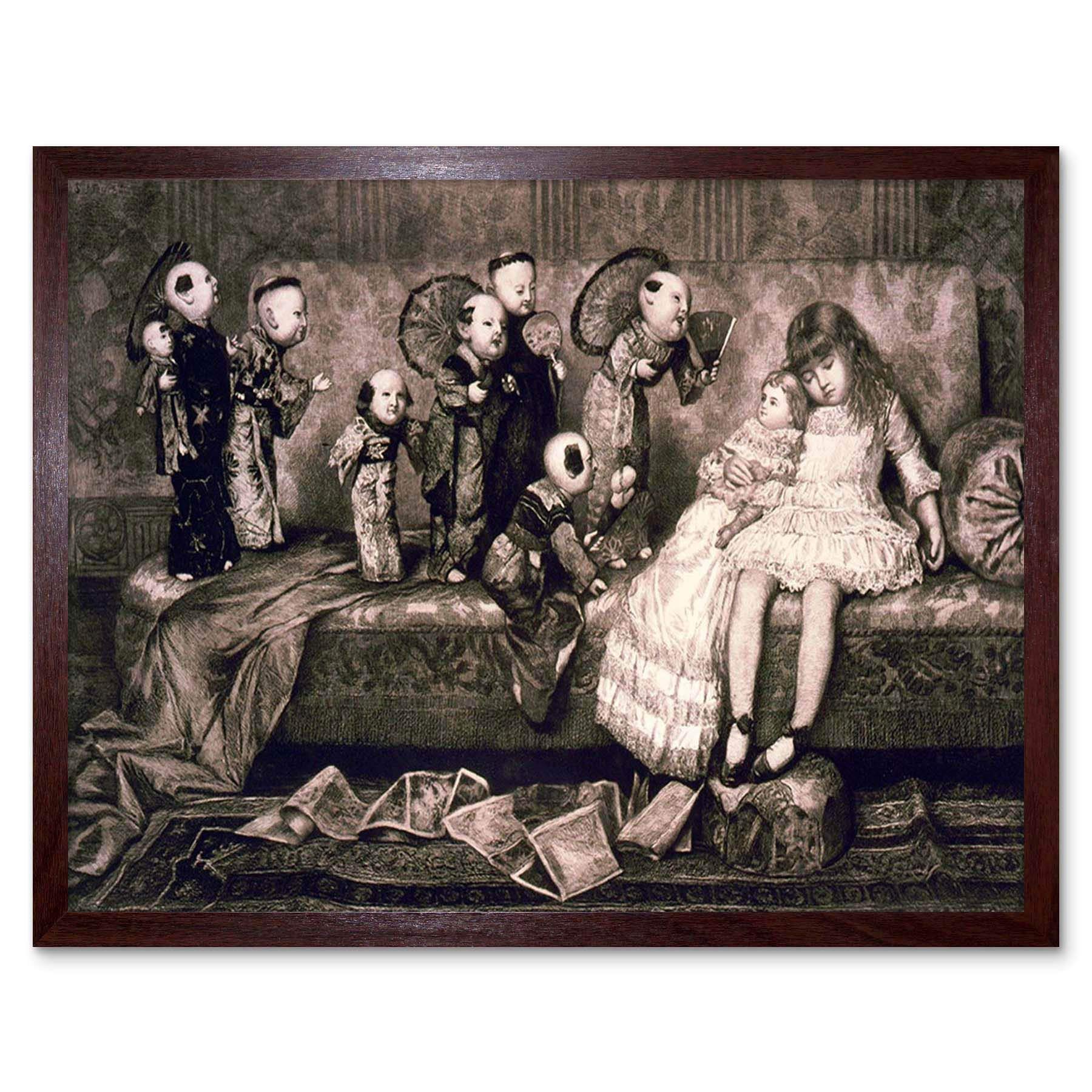 Amazon.co.jp: Paintings Drawing Dreamland Surreal Sleep Ferris